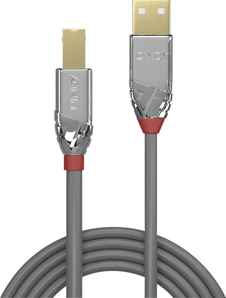 LINDY USB USB kabl 3,00 m siva