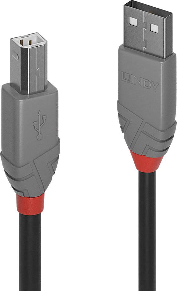 LINDY USB USB kabl 7,50 m crna