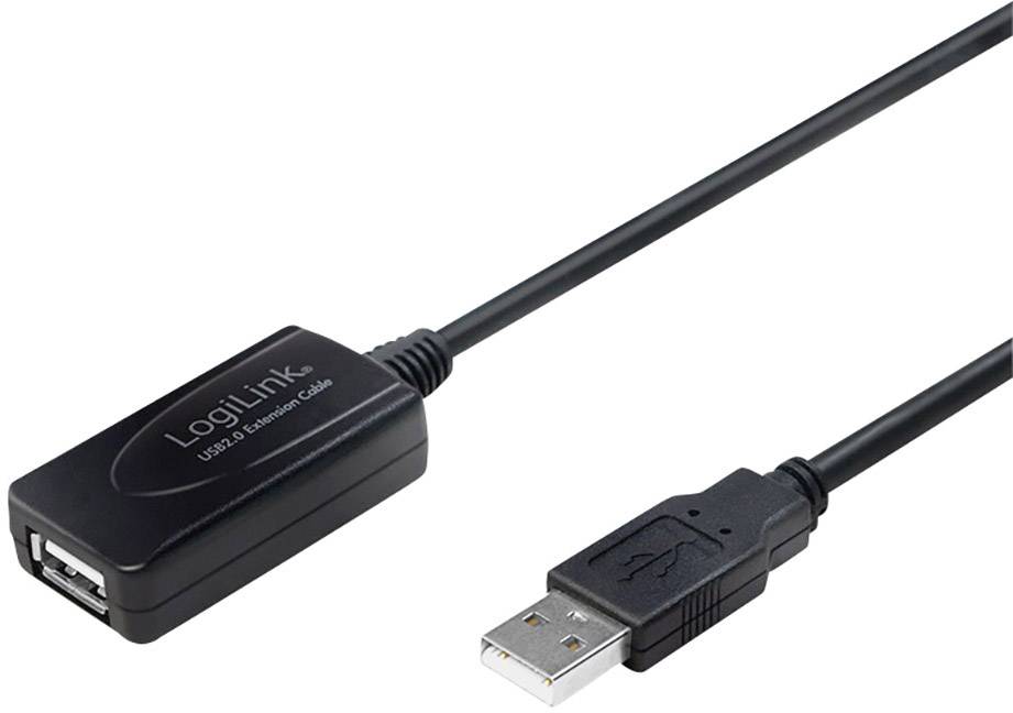 LogiLink USB USB kabl 10,00 m crna USB 2.0 1851828