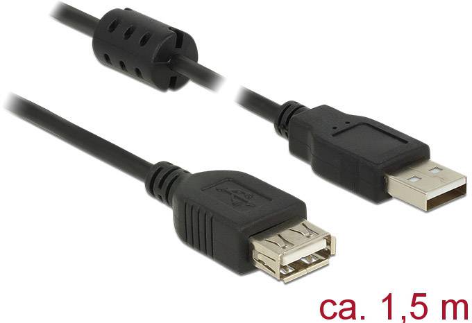 Delock USB USB kabl 1,50 m crna
