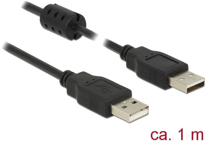 Delock USB USB kabl 1,00 m crna 1881030
