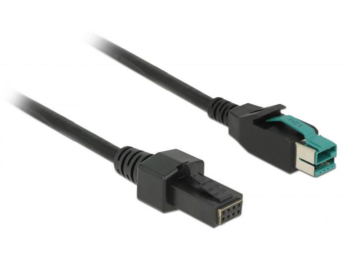 Delock USB 2x4-polni USB kabl 3,00 m crna USB tokovni utikač 12 V