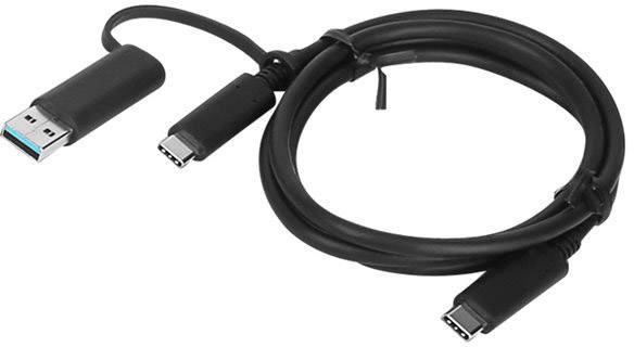 Lenovo USB USB kabl 1,00 m crna muški konektor USB-C®