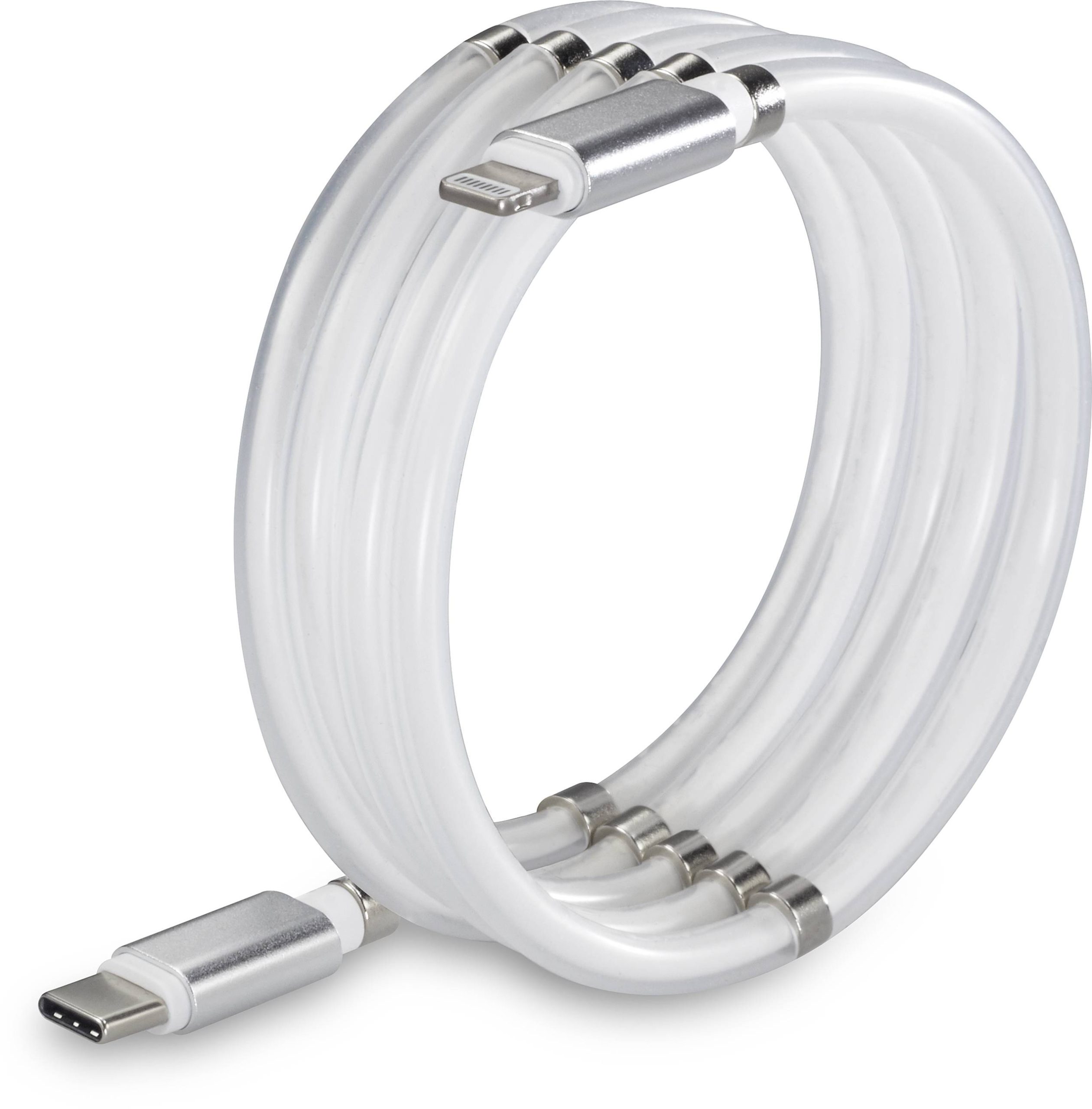 Renkforce USB TO-6886782 USB kabl 2,00 m bela USB 2.0