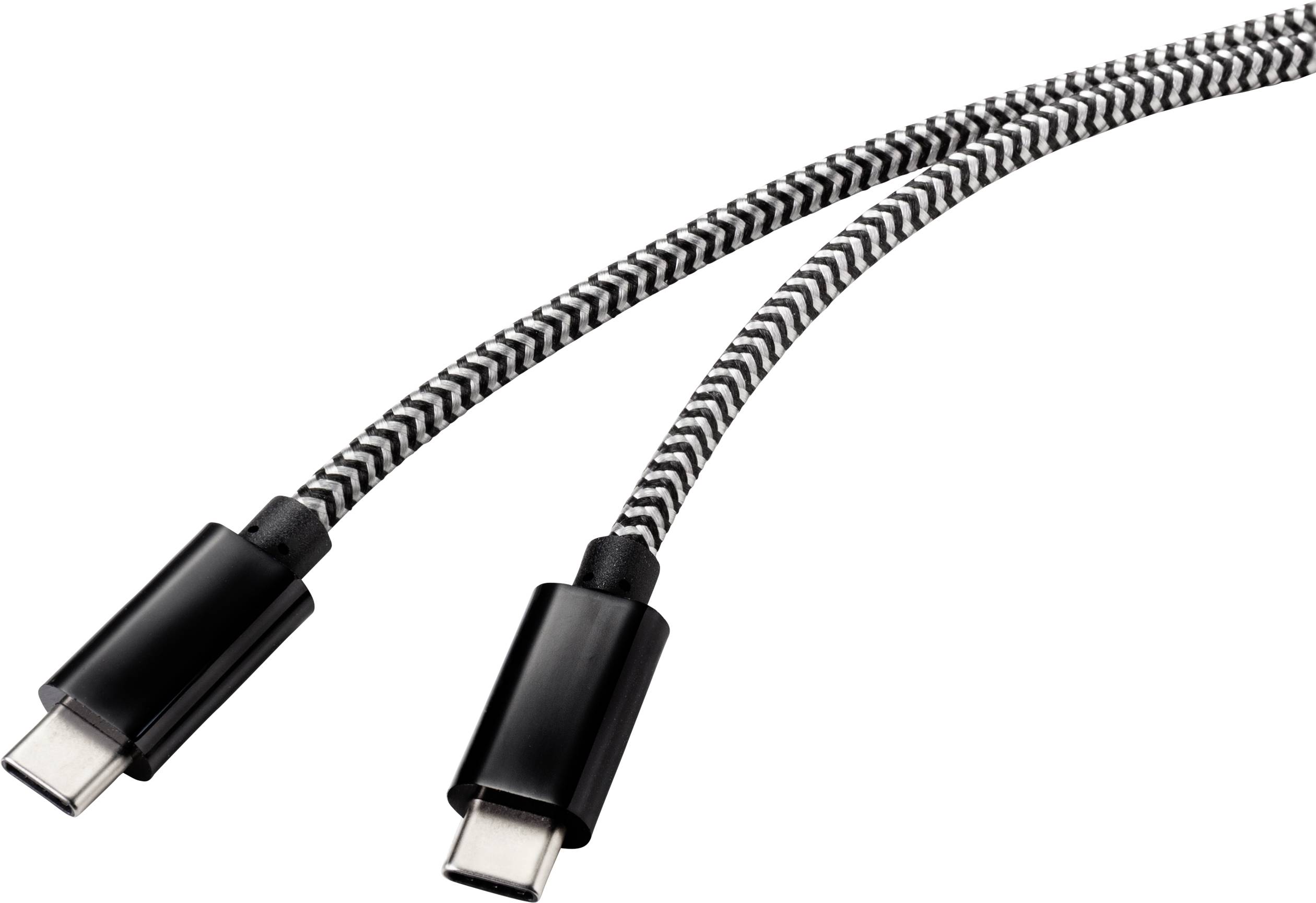 Value povezni USB kabl 3,00 m crna/bela USB 2.0