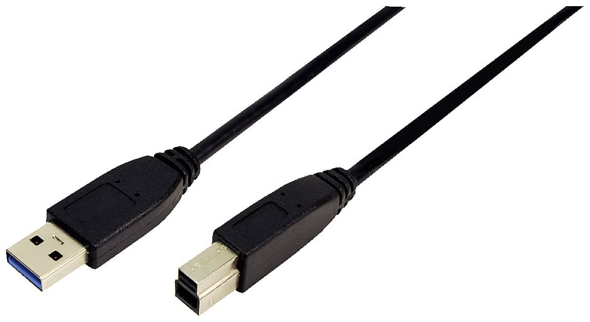 LogiLink USB USB kabl 3,00 m crna USB 3.2 gen. 1 (USB 3.0)