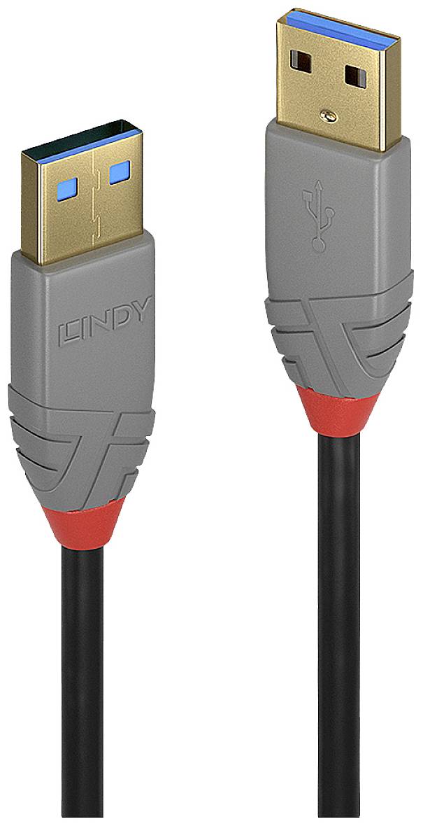 LINDY USB USB kabl 2,00 m crna USB 3.2 gen. 1 (USB 3.0)