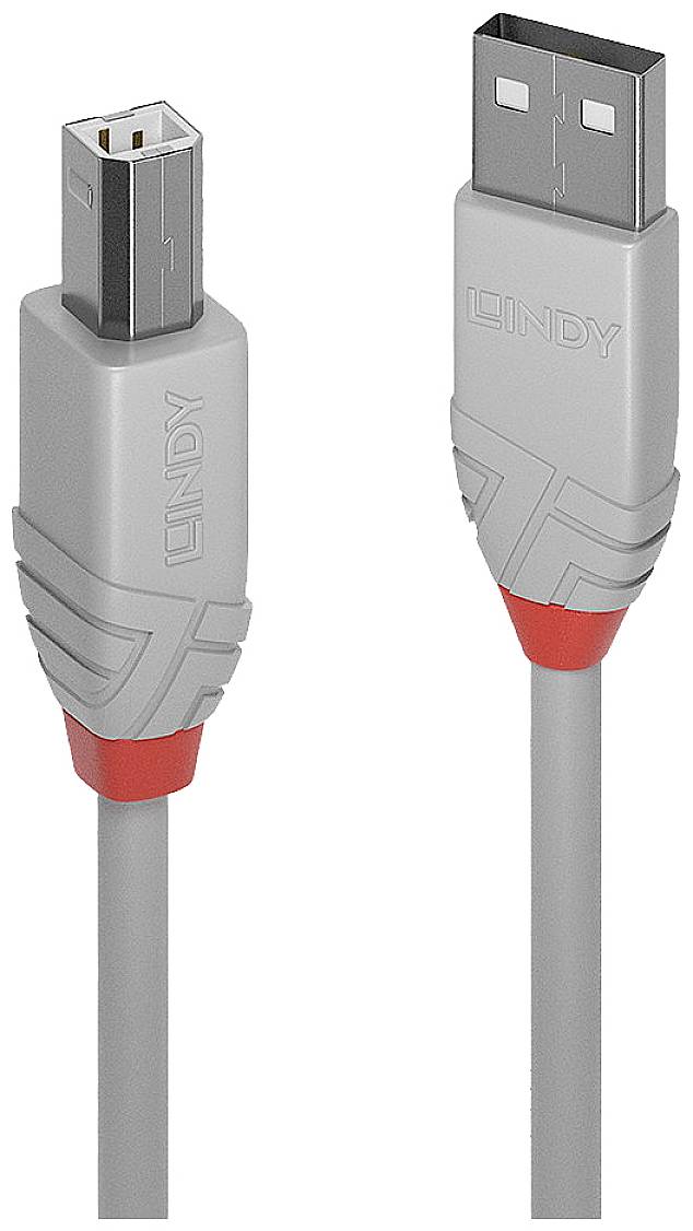 LINDY USB USB kabl 1,00 m siva USB 2.0 2534814