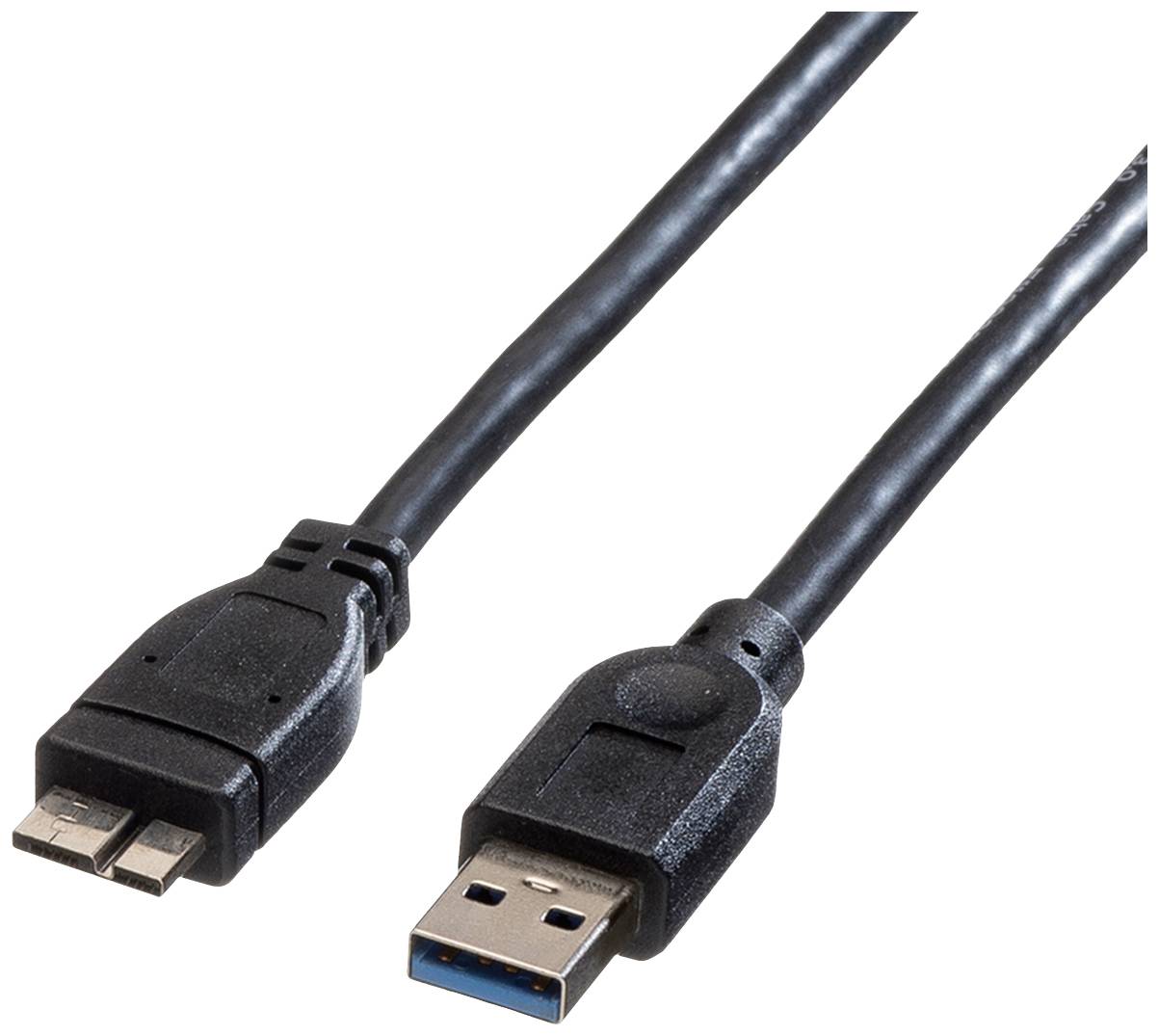 Roline USB USB kabl 2,00 m crna USB 3.2 gen. 1 (USB 3.0)