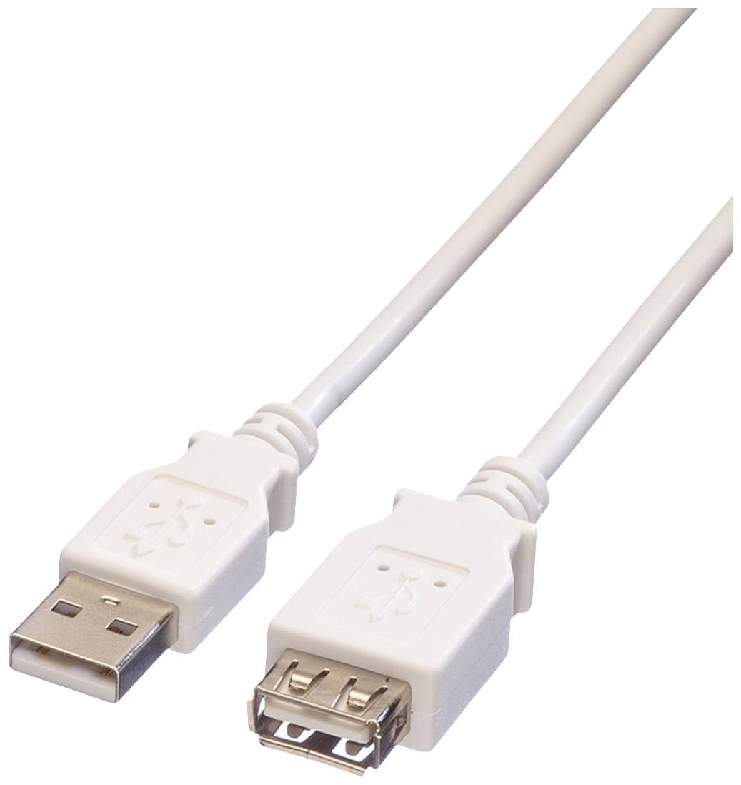 Value USB USB kabl 0,80 m bela USB 2.0 2558149