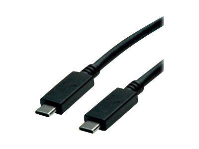 Roline USB kabl 0,50 m crna USB 3.2 gen. 2 (USB 3.1)