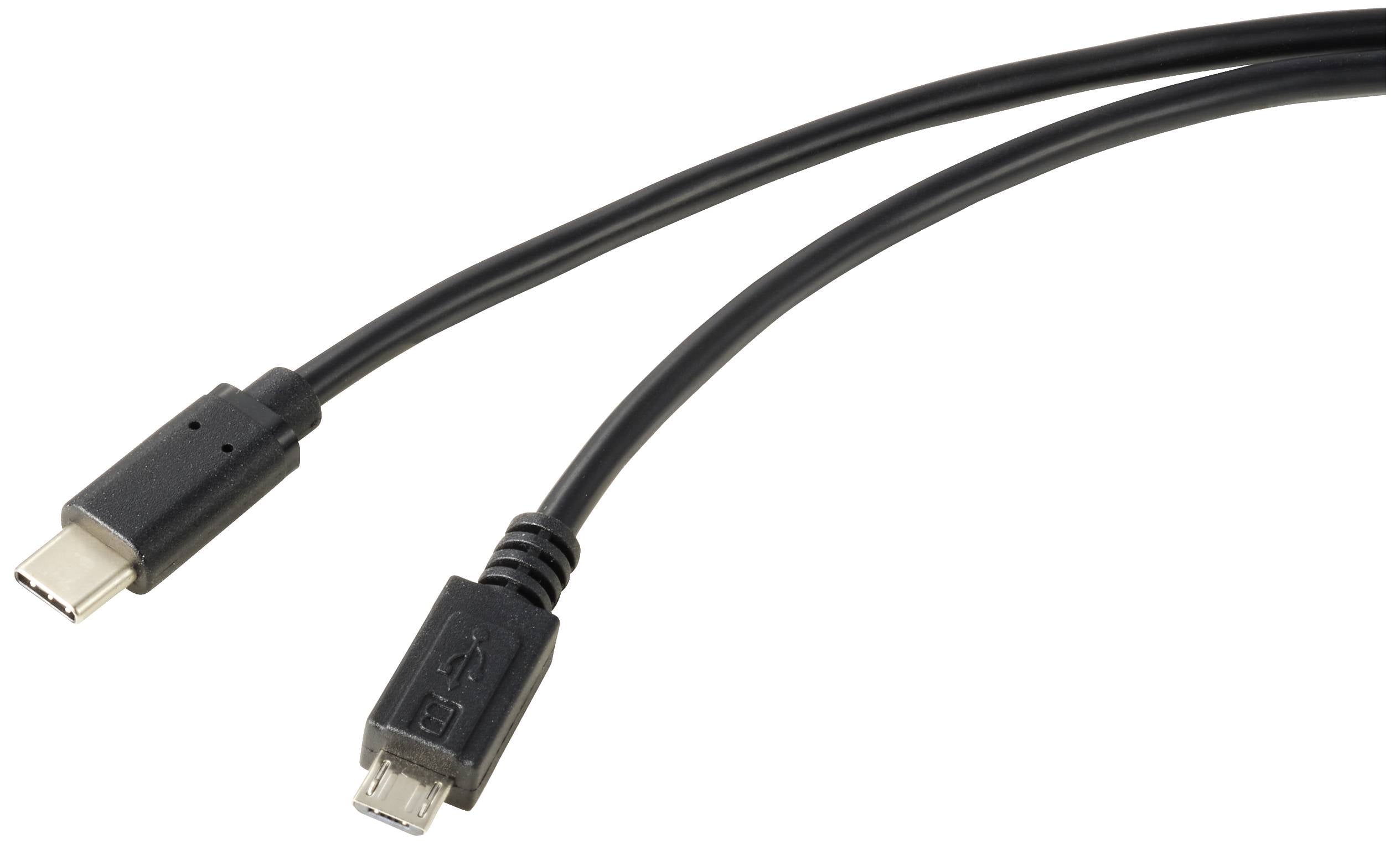 Renkforce USB RF-5719754 USB kabl 1,00 m crna USB 2.0