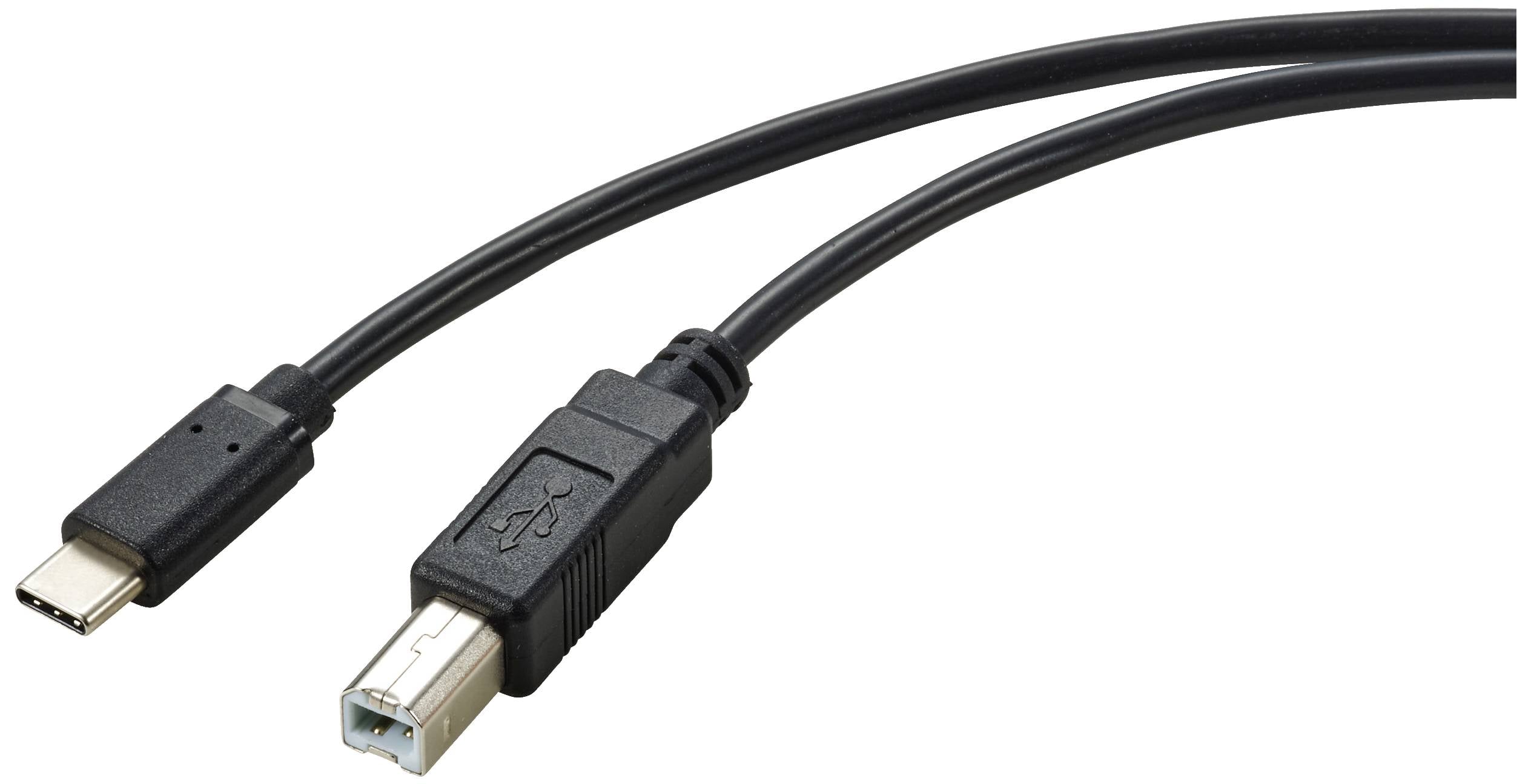 Renkforce USB RF-5720420 USB kabl 2,00 m crna USB 2.0