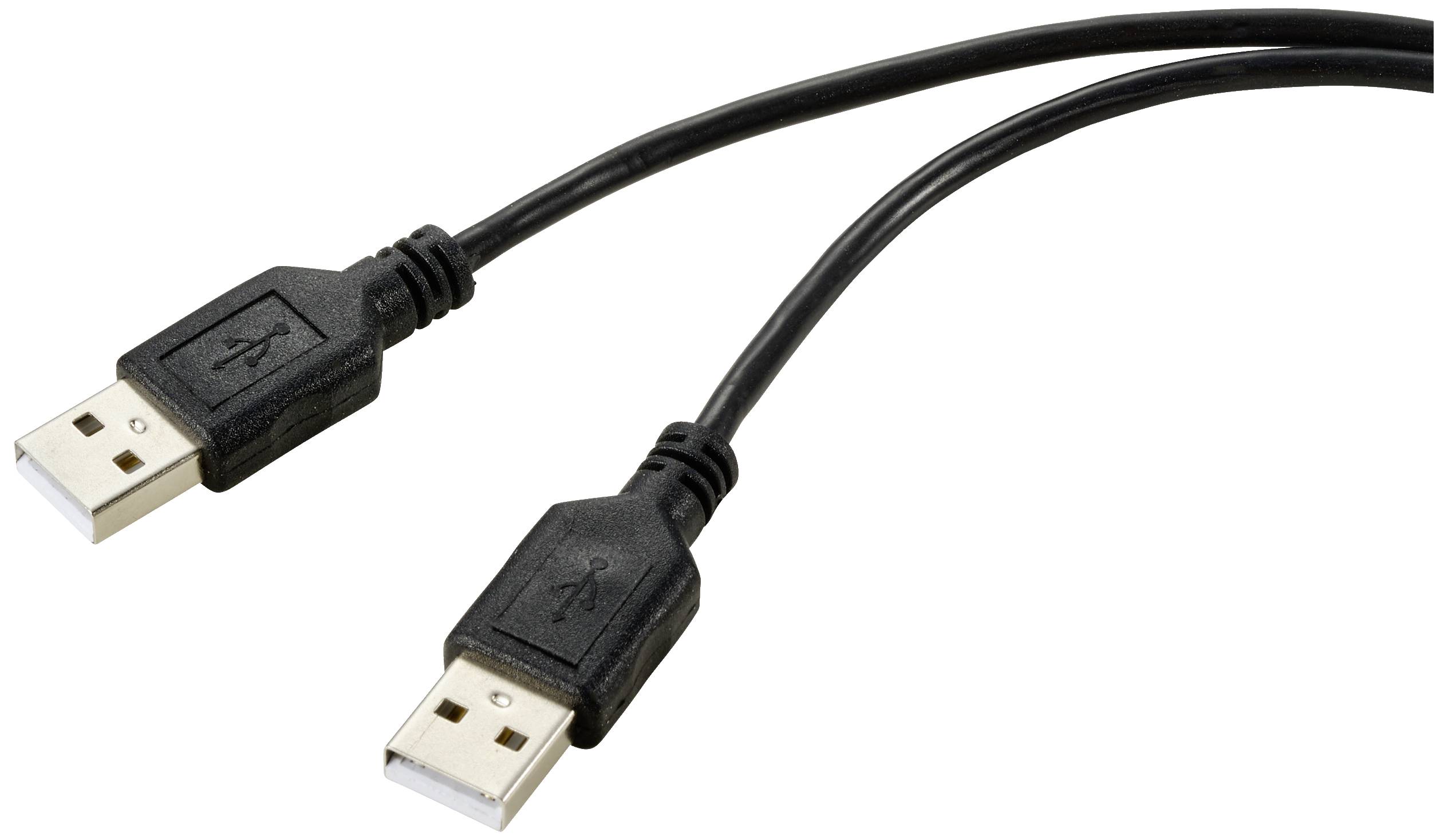 Renkforce USB RF-5771508 USB kabl 1,00 m crna USB 2.0
