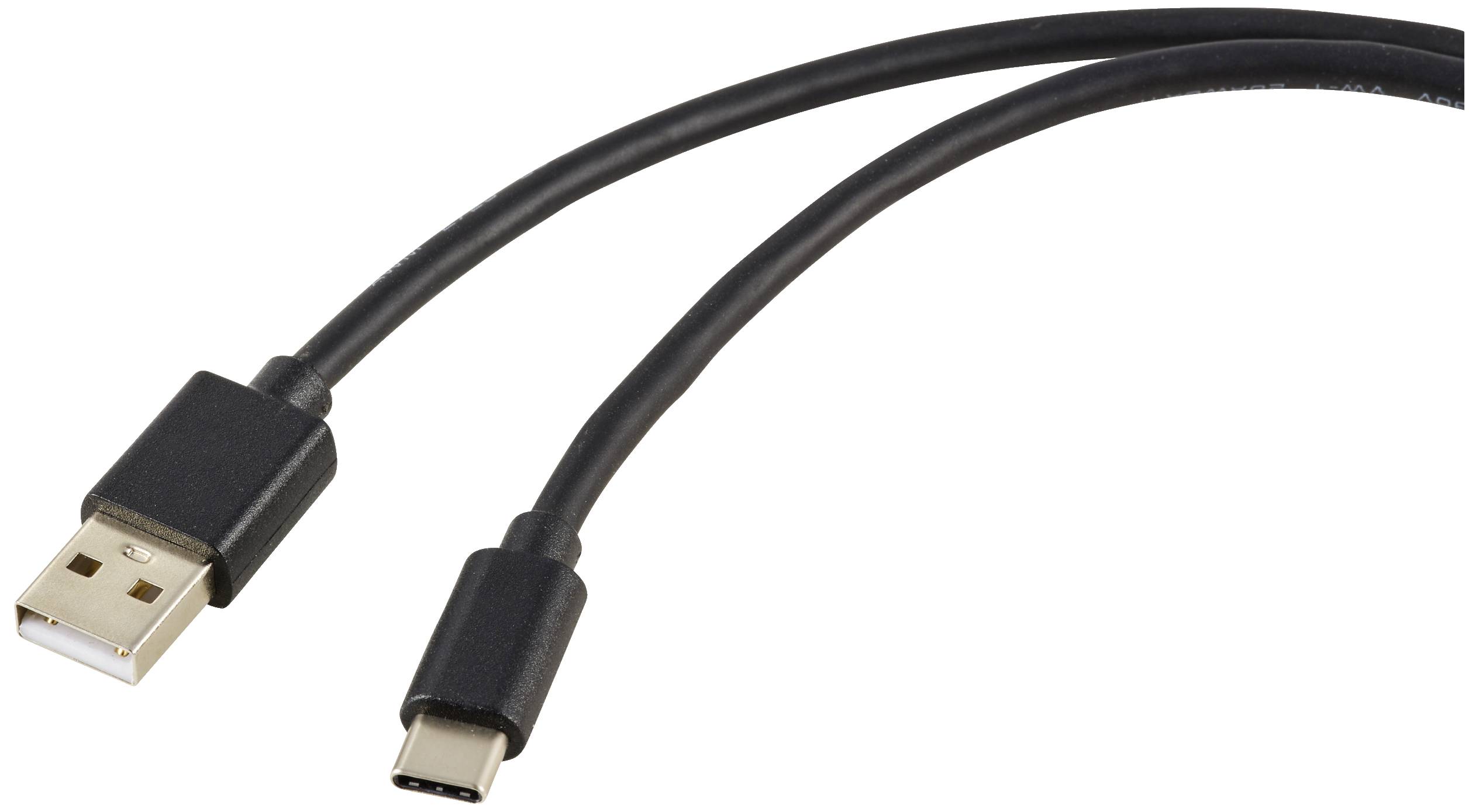 Renkforce USB RF-5771532 USB kabl za punjenje 1,80 m crna USB 2.0