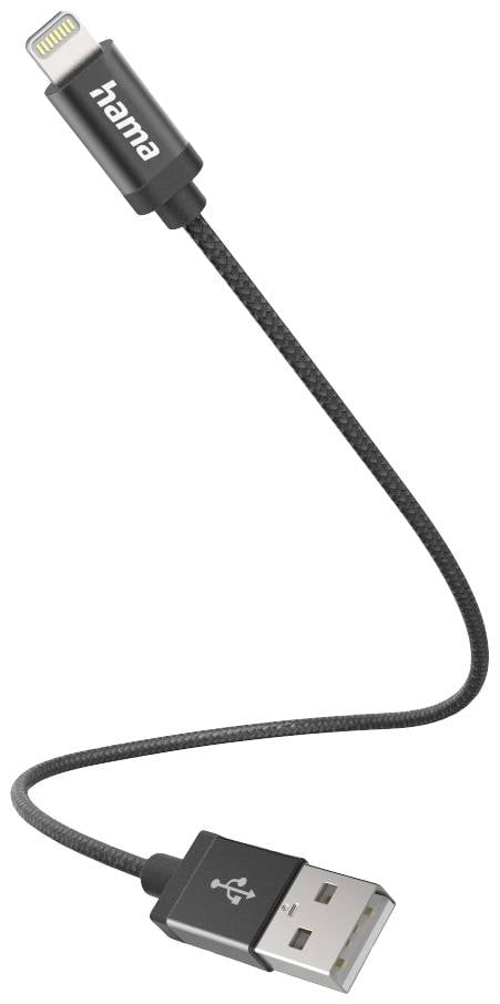 Hama USB USB kabl za punjenje 0,20 m crna USB 2.0