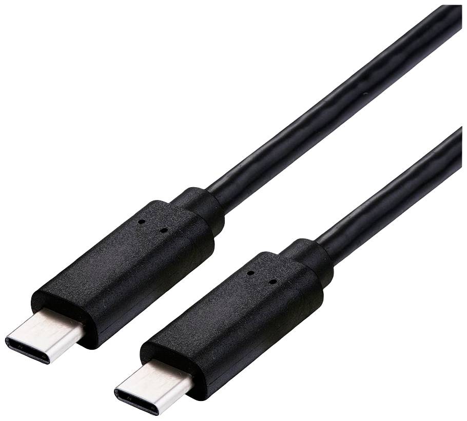 Roline USB-C USB kabl 1,00 m crna USB4™