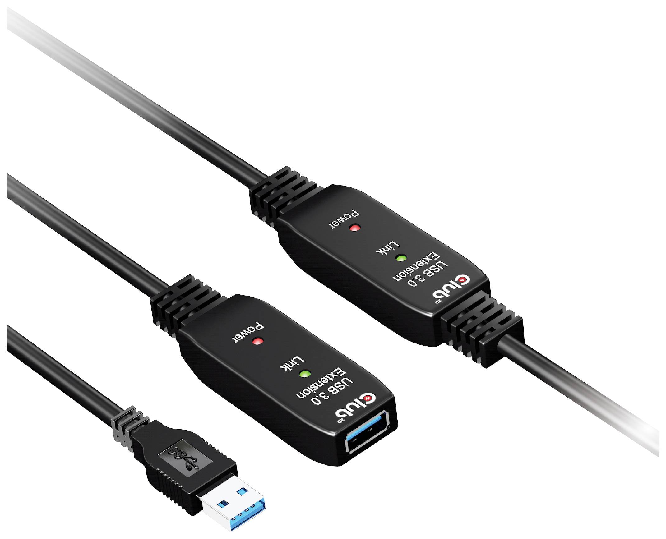 CLUB3D CAC-1406 USB kabl 15,00 m crna USB 3.2 gen. 1 (USB 3.0)