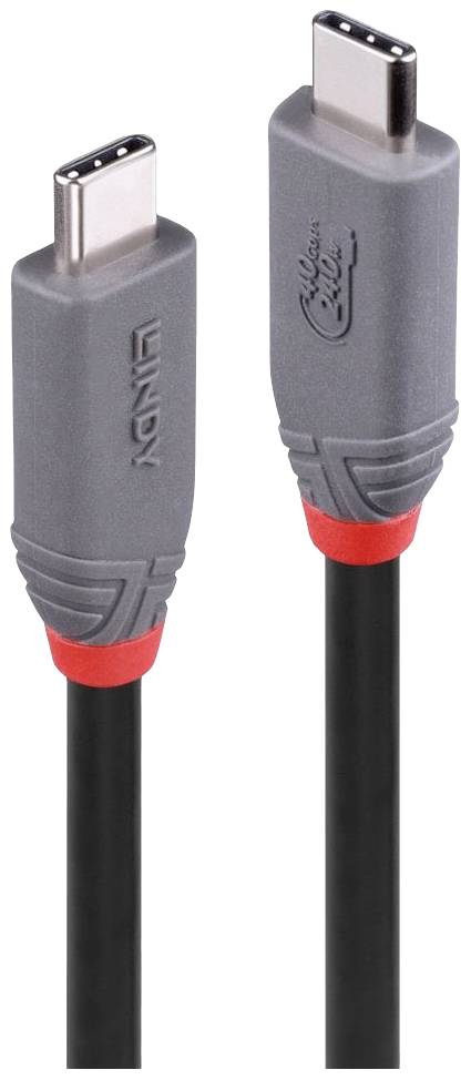 LINDY USB-C USB-C kabl 0,80 m crna USB4™