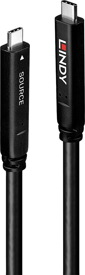 LINDY USB-C USB-C kabl 8,00 m crna USB 3.2 gen. 1 (USB 3.0)