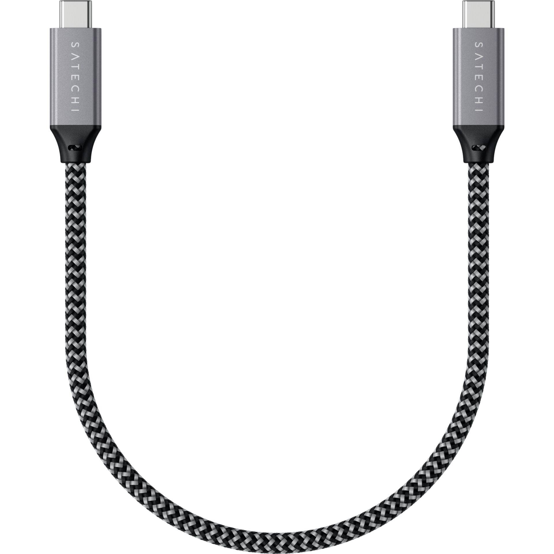 Satechi USB-C ST-U4C25M USB-C kabl 0,25 m siva USB4™