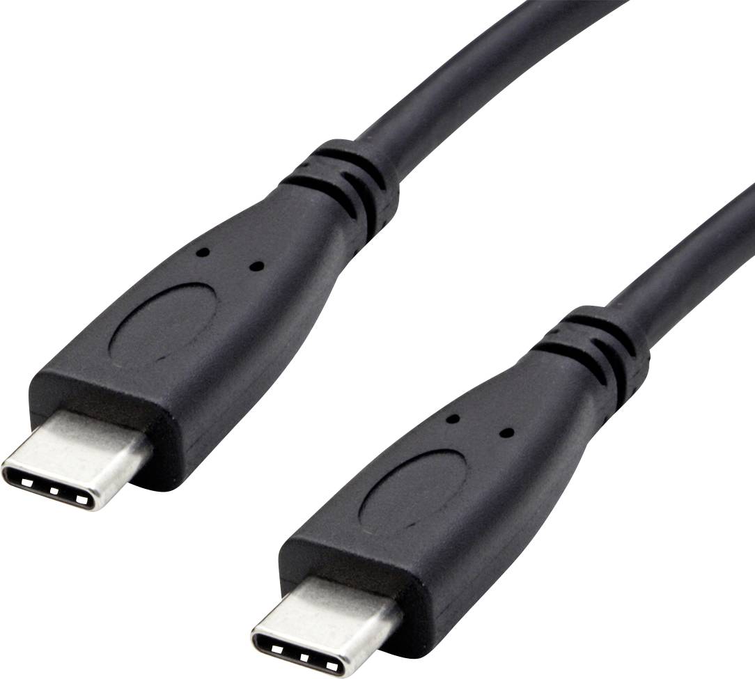 ROLINE USB kabl 1,00 m crna USB 3.2 gen. 2 (USB 3.1)