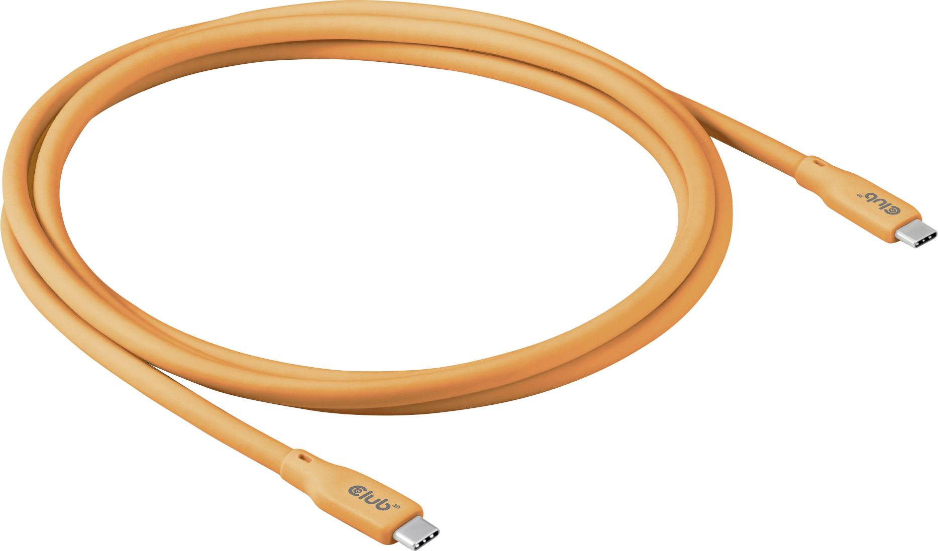 club3D USB-C CAC-3000 USB-C kabl 2,00 m narandžasta USB-C®