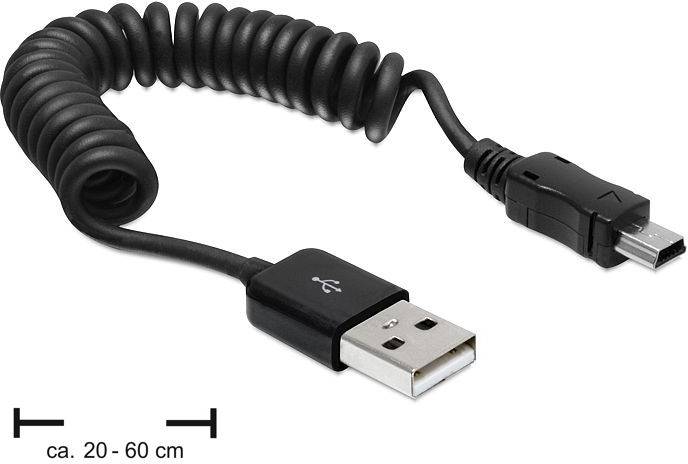 Delock USB USB kabl 0,60 m crna 3378457