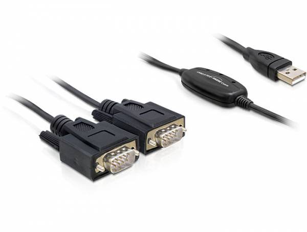 Delock USB 9-polni USB kabl 1,40 m crna USB 2.0