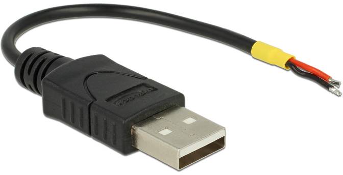 Delock USB USB kabl 0,10 m crna 3378791