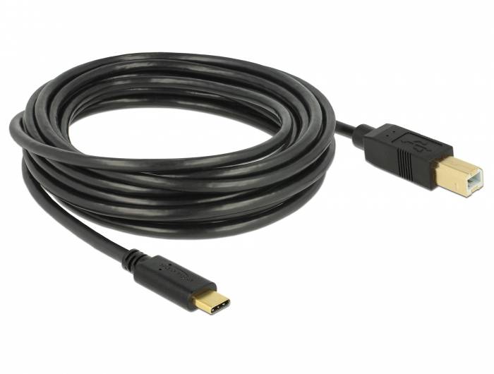 Delock USB-C USB-C kabl 4,00 m crna
