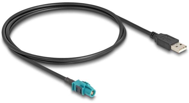 Delock USB USB kabl 1,00 m crna priključni konektor