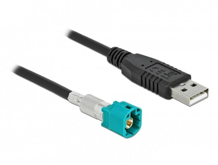 Delock USB USB kabl 0,50 m crna 3380092