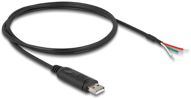 DeLOCK RS-485 USB kabl 1,00 m crna