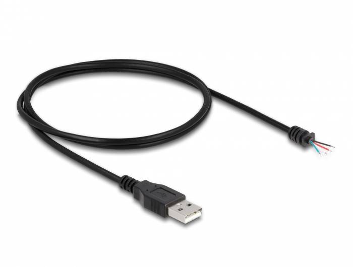 Delock USB USB kabl 1,00 m crna 3380184
