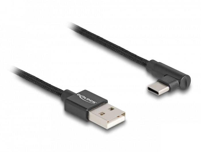 DeLOCK USB USB kabl 0,50 m crna USB 2.0