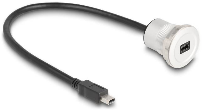 Delock USB USB kabl 0,30 m crna, srebrna priključni konektor