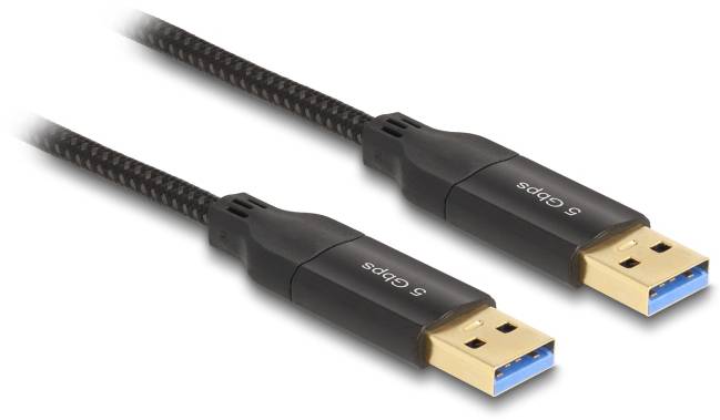 Delock USB-C kabl 2,00 m crna priključni konektor