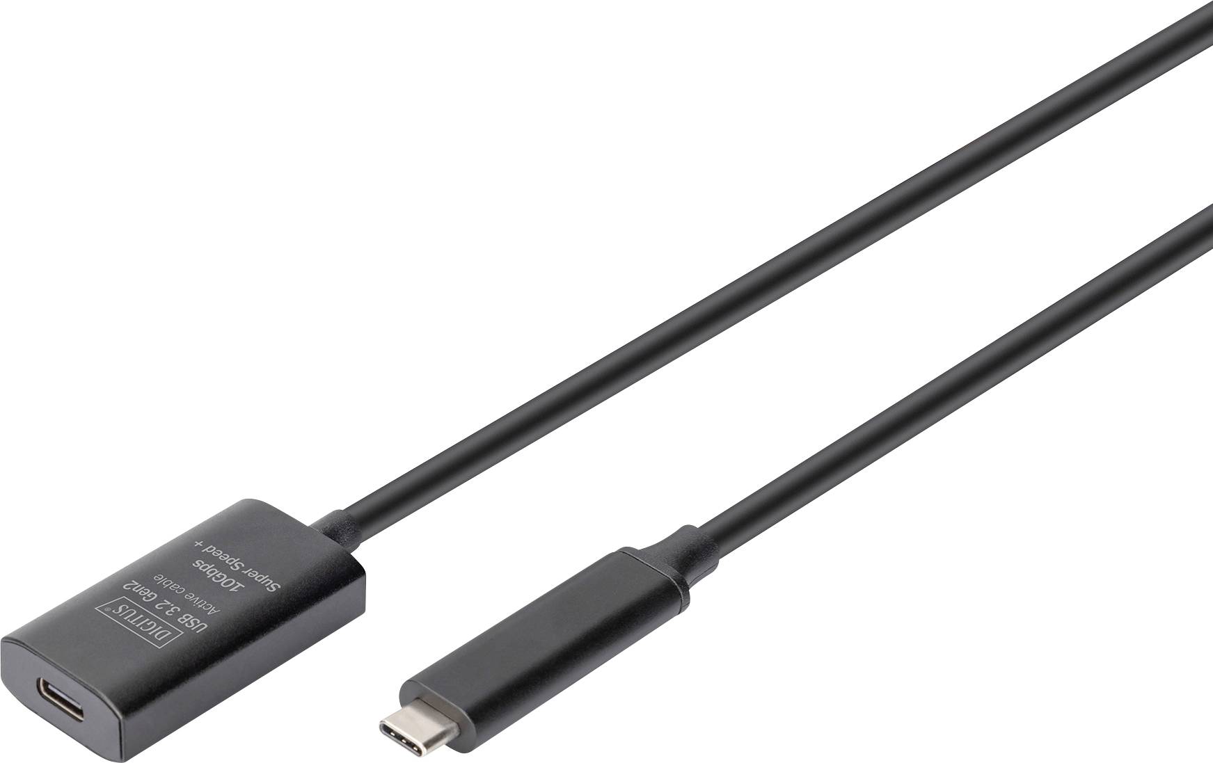 Digitus USB USB kabl 5,00 m crna produžetak 3385563