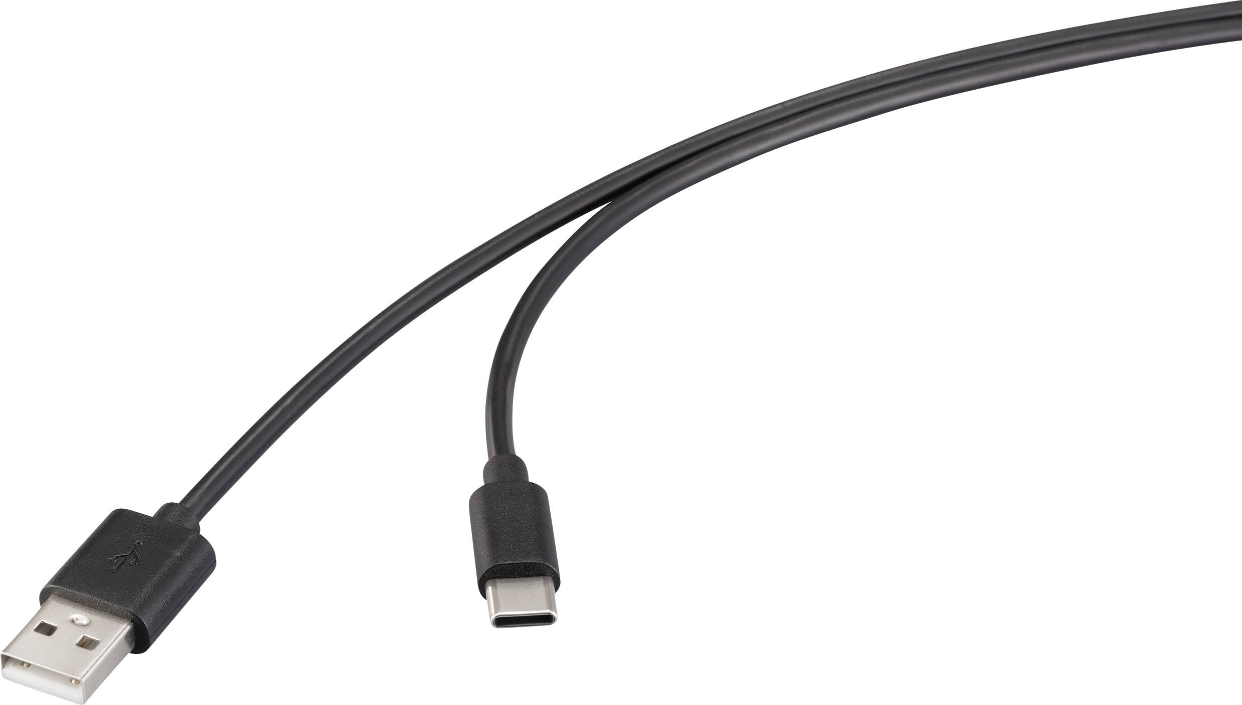 Renkforce USB RF-6830420 USB kabl 1,00 m crna USB 2.0
