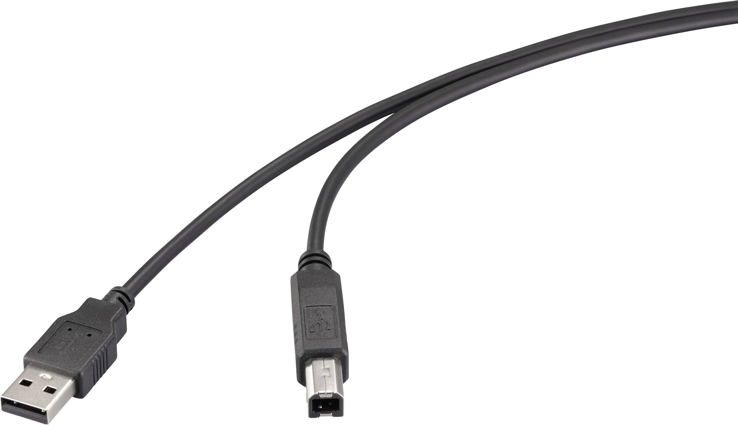 Renkforce USB RF-6830426 USB kabl 1,00 m crna USB 2.0