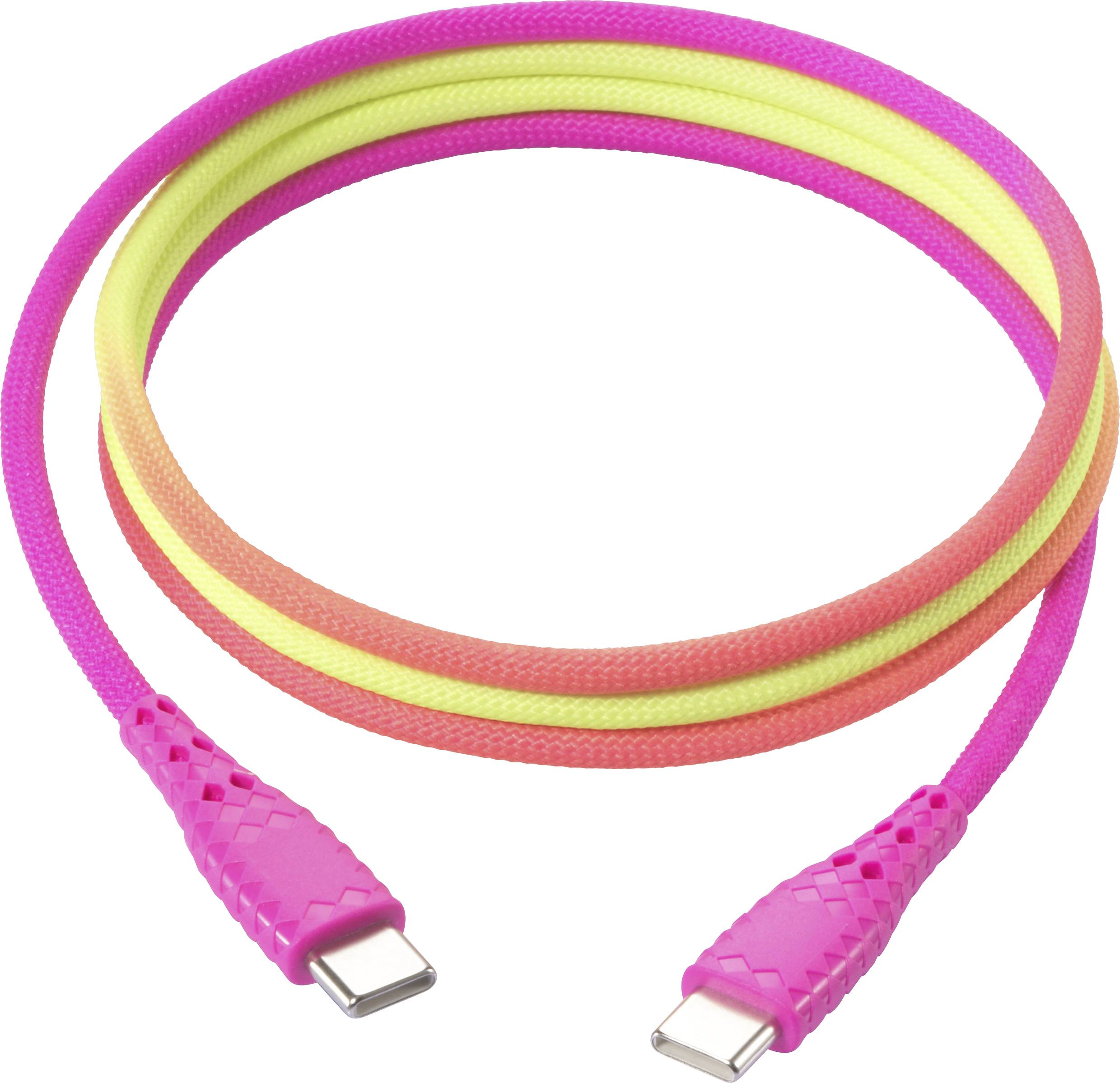 Renkforce USB RF-6872334 USB kabl 1,00 m barvna USB 2.0