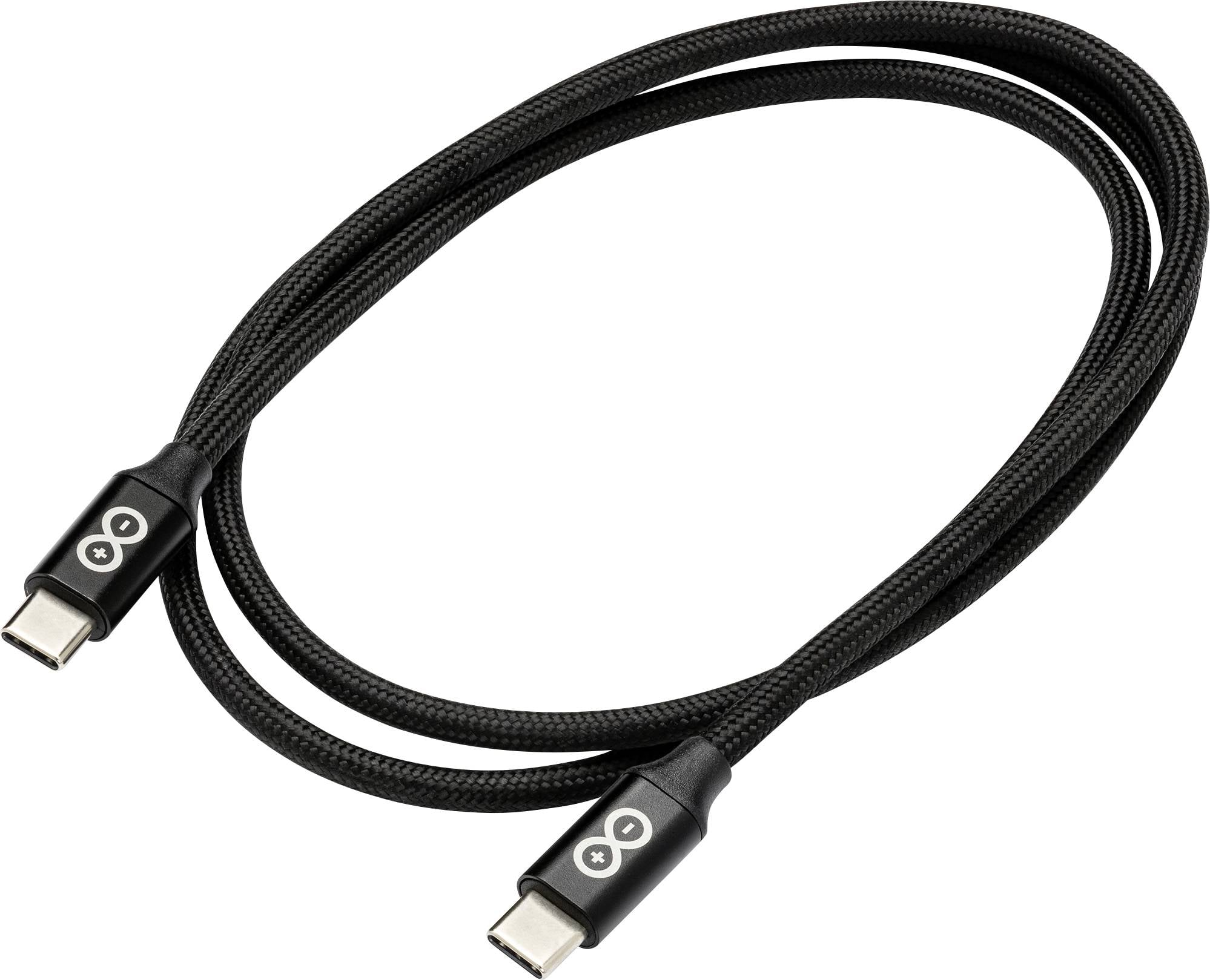 Arduino USB-C USB-C kabl 1 m crna priključni kabl
