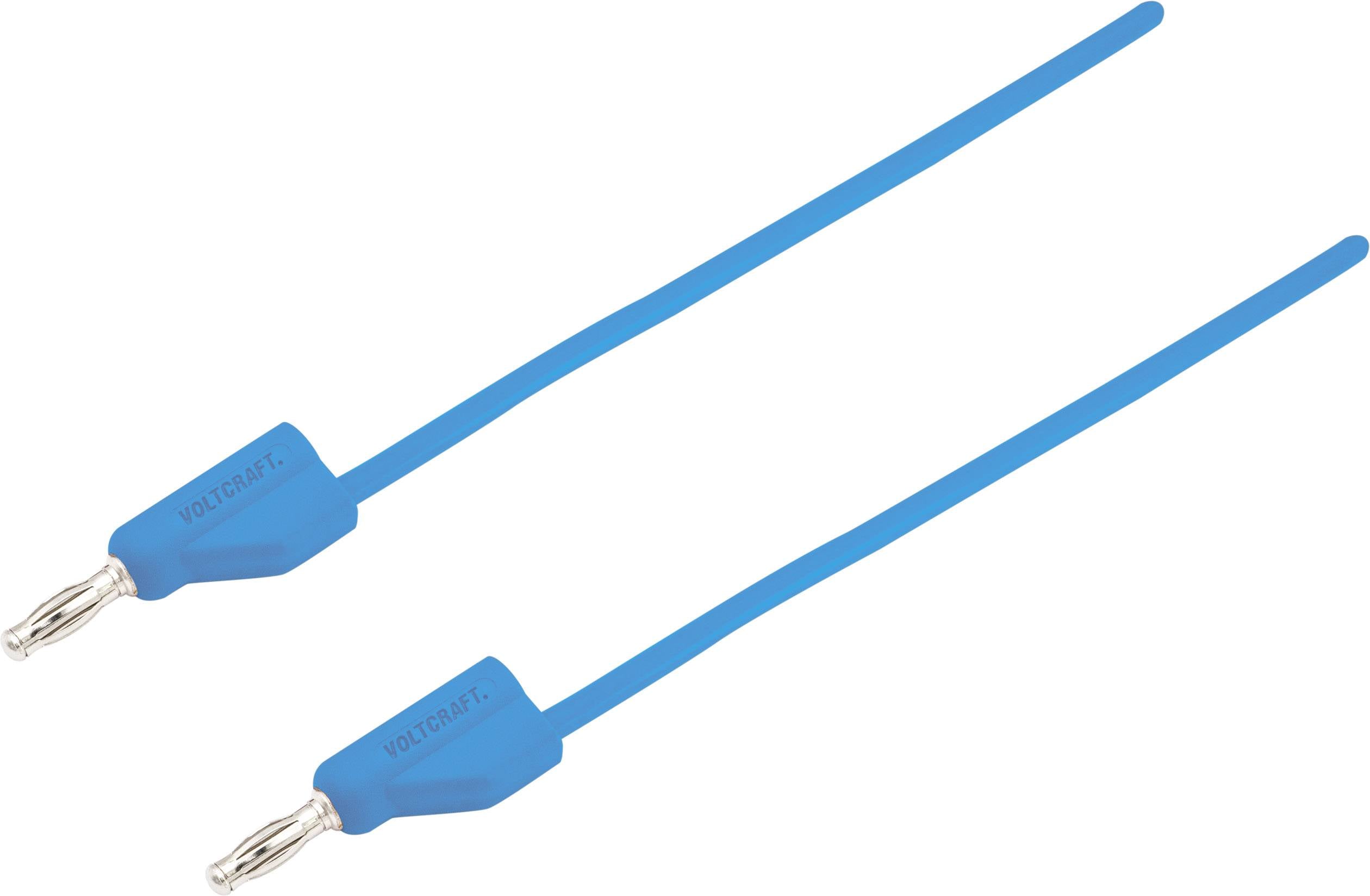 VOLTCRAFT MSB-300 merni kabl 30 V/AC, 60 V/DC 10 A 0,50 m plava