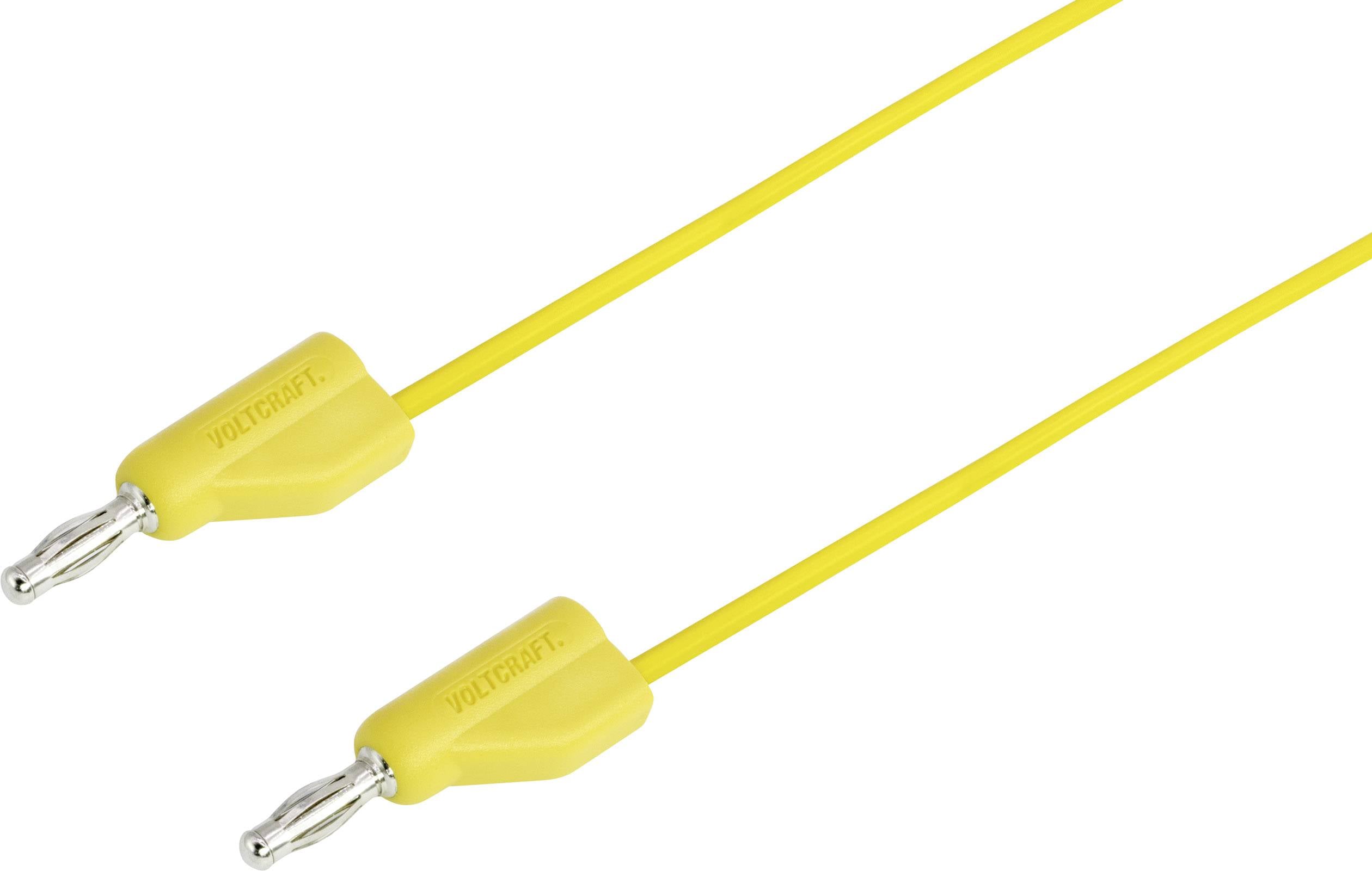 VOLTCRAFT MSB-300 merni kabl 30 V/AC, 60 V/DC 10 A 5,00 m žuta