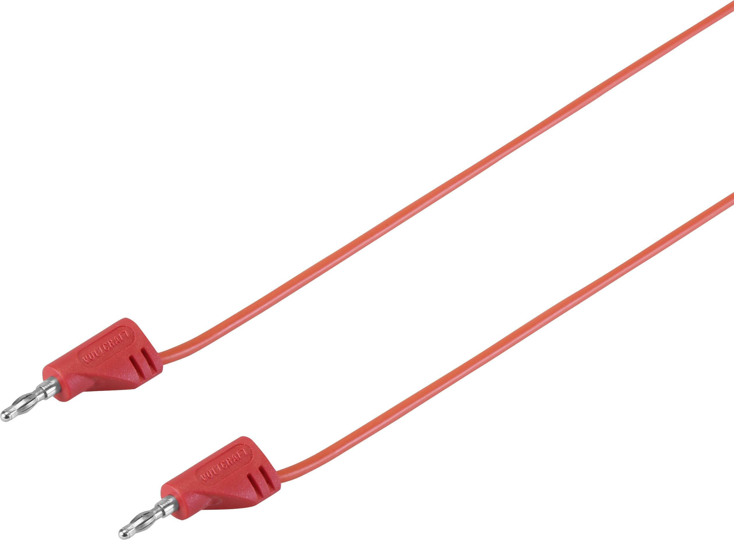 VOLTCRAFT MSB-200 merni kabl 60 V/DC, 30 V/AC 2,2 A 0,60 m crvena