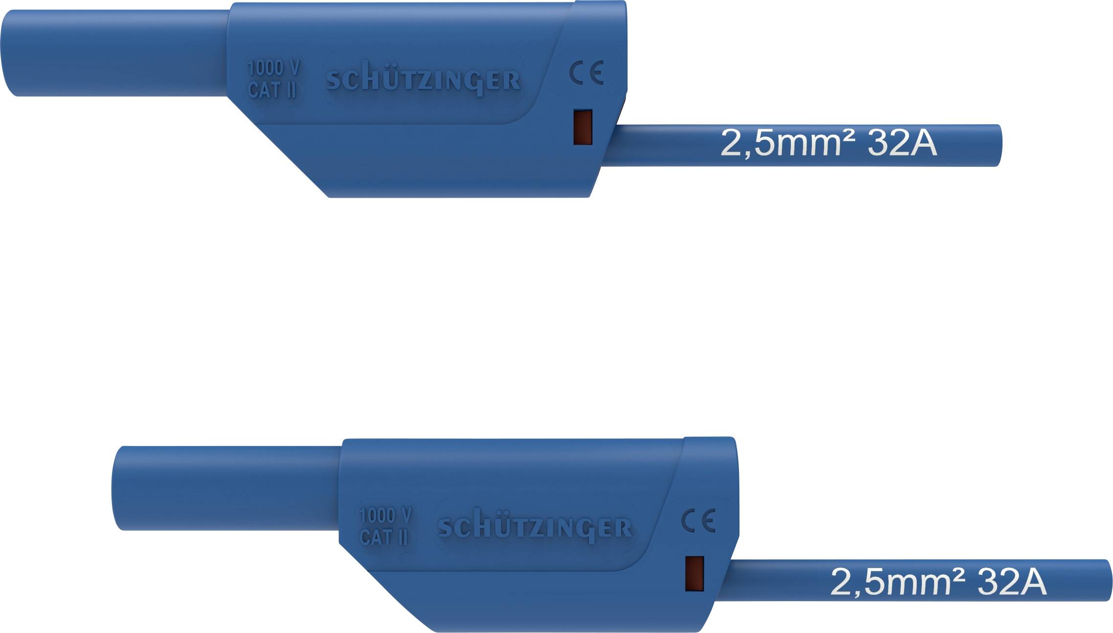 Schützinger bezbednosni merni kabl CAT II 1000 V 32 A 100,00 cm