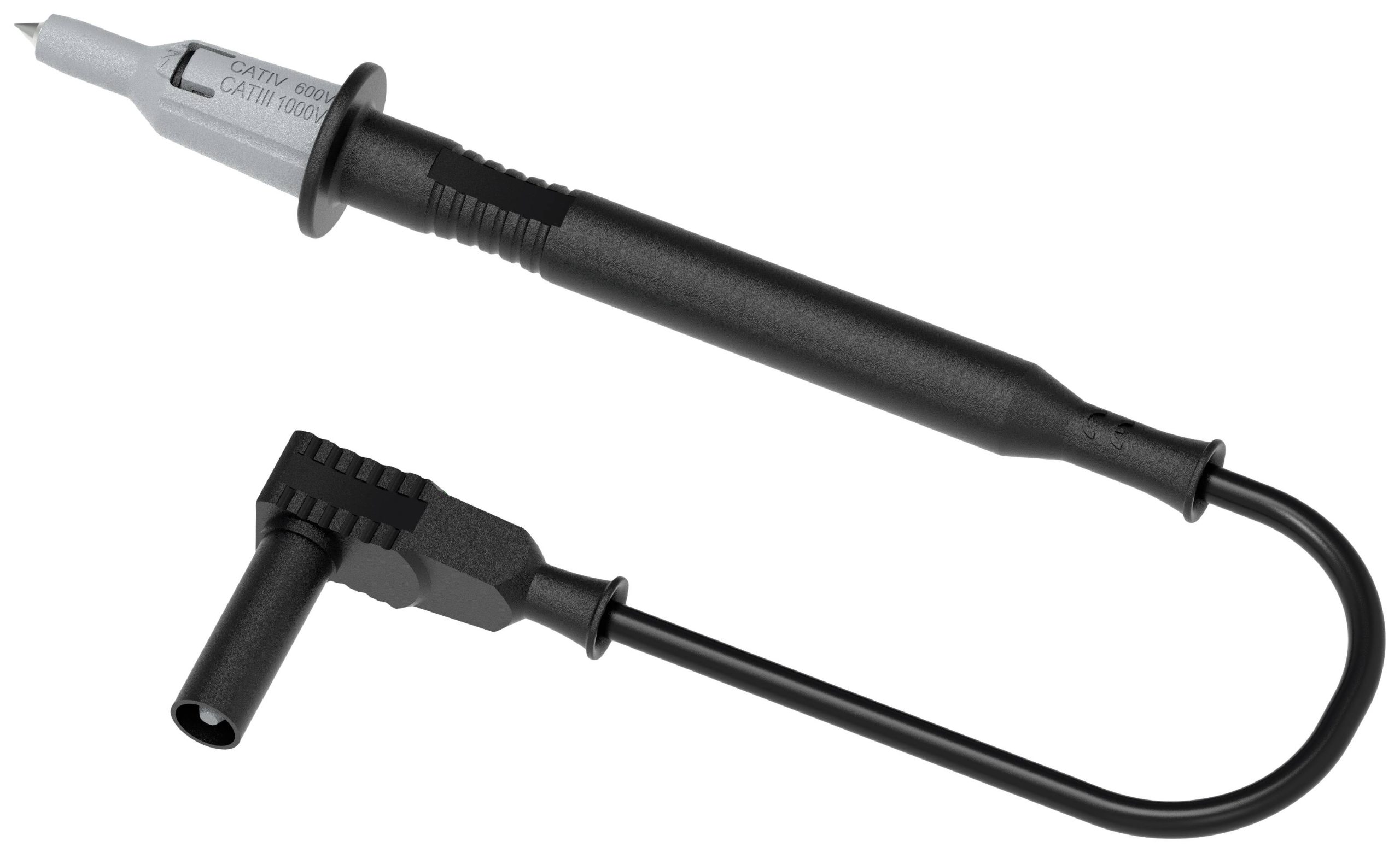 Electro-PJP 4412-D4-IEC-120-N-R merni kabl CAT II 1000 V, CAT III 1000 V 20 A 1,00 m