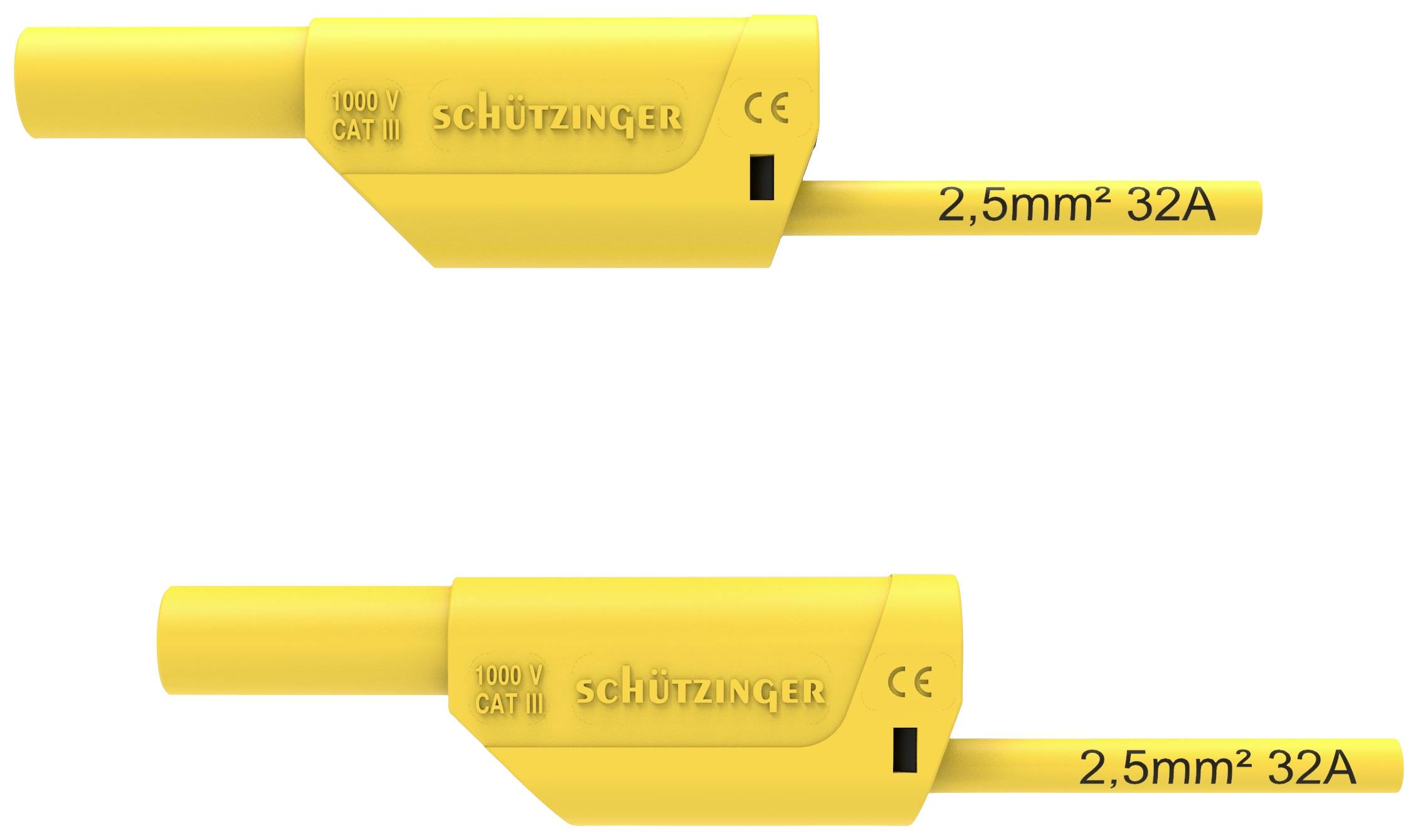 Schützinger bezbednosni merni kabl 1000 V 32 A 150 cm žuta