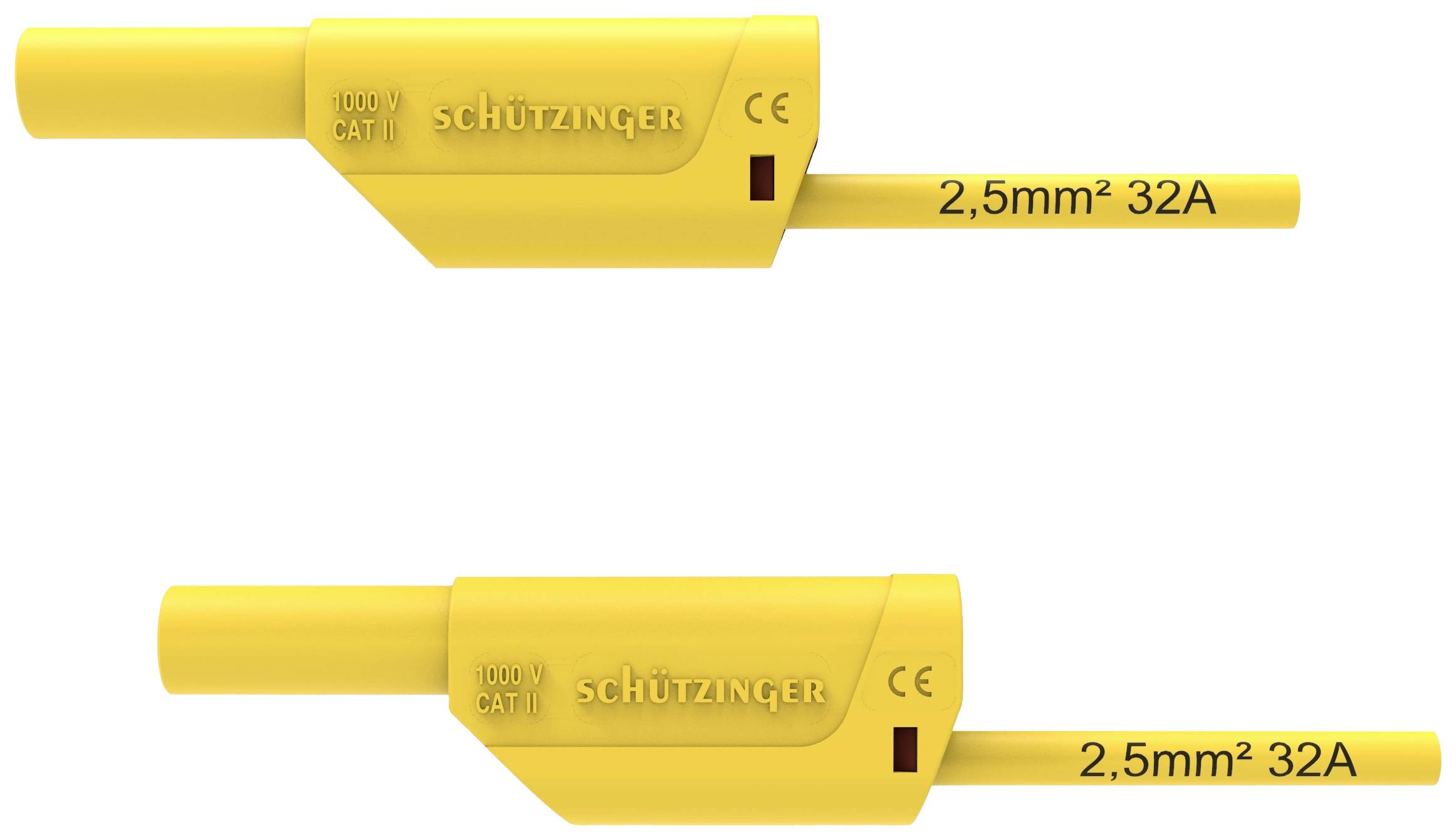 Schützinger bezbednosni merni kabl 1000 V 32 A 150 cm žuta (2899729)